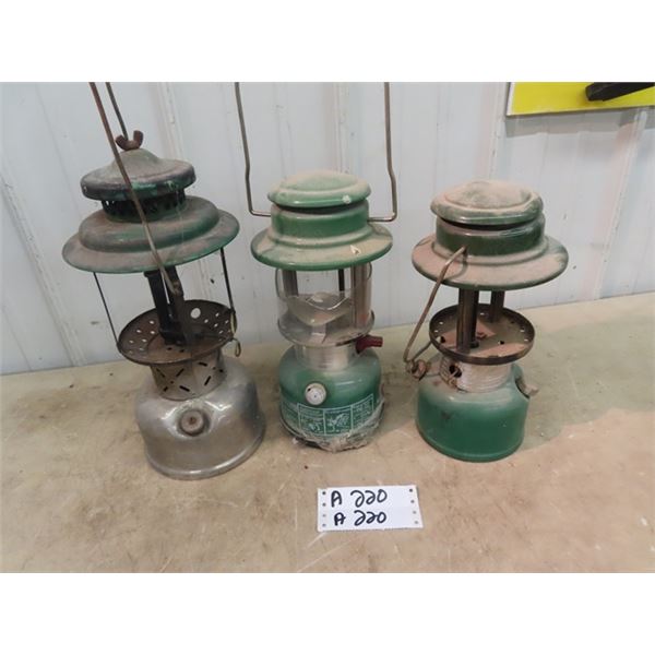 3 Coleman Lanterns