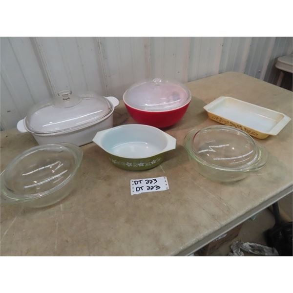 (DT)Pyrex - Casserole & Mixing Bowls
