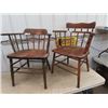 Image 1 : 2 Vintage  Captains Chairs