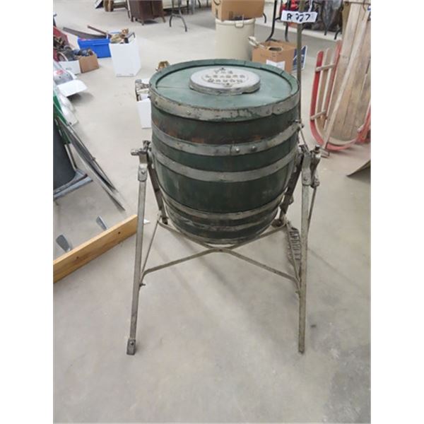 Vintage  "Tumbler" Barrel Butter Churn