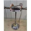 Image 1 : Fancy Vintage Chrome Ashtray Stand w Light Up Base - Complete w Lights