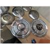 Image 2 : 8 Vintage Hubcaps- Dodge, Pontiac, Desota, & Plymouth