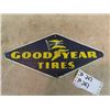 Image 1 : Cast Goodyear Tires Sign 7" x 16"
