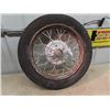 Image 1 : Auto Tire w Spoked Rim 4.40 -4.50 -21
