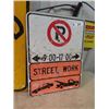 Image 2 : Construction Sign 36" x 36" , & No Parking 18" X 24"