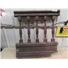 Image 1 : Vintage Wooden Stair Railings 36"H 32" L - Good for Repurposing