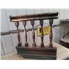 Image 2 : Vintage Wooden Stair Railings 36"H 32" L - Good for Repurposing