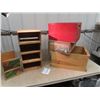 Image 1 : Wooden Fruit Crate Shelf & Fruit Crates