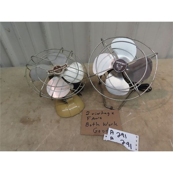 2 Fans 1) Sea Breeze 1) Turcan