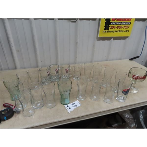 20 Plus Coke/A&W & More Glasses & Mugs