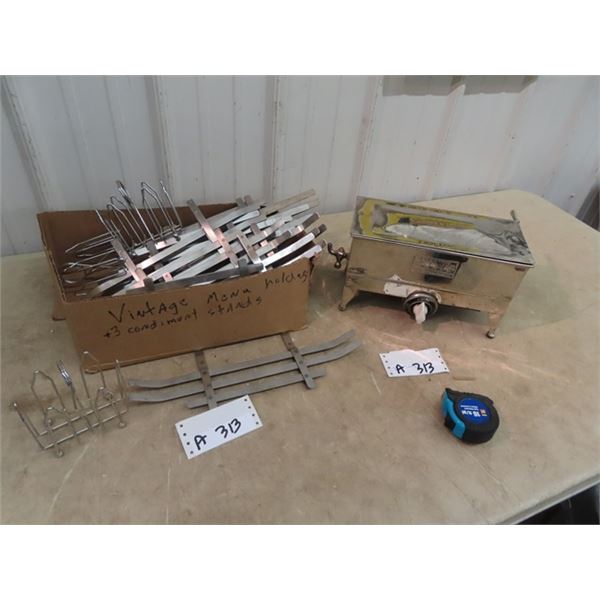 Cafe Menu Holders & Condiment Stands & Electronic Sterlizer & Chrome off Drink Machine