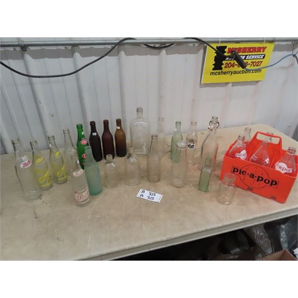 Approx 27 Bottles, Pop, Sealer, Carrier Plus  More!