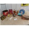Image 1 : Store Product Tins, Medicine Bottles, Box of Fly Catchers, & Products