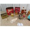 Image 3 : Store Product Tins, Medicine Bottles, Box of Fly Catchers, & Products
