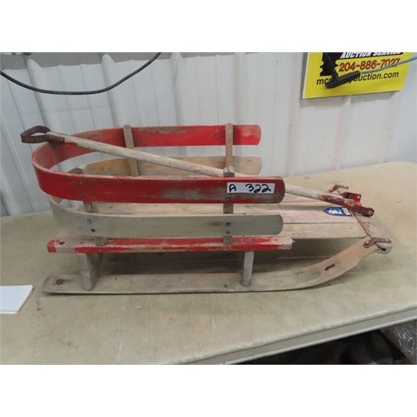 Wooden Infants Sleigh