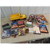 Image 1 : Nylint Metal Truck, DVD Movies, & Various Toys