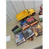 Image 3 : Nylint Metal Truck, DVD Movies, & Various Toys