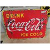 Image 1 : Vintage 1947 Porc Coca Cola Sign 20" x  28"