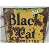 Image 2 : Vintage Metal Black Cat Cig Sign 20" x 27"
