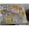Image 3 : Approx 26 MB Licenser Plates 1960's