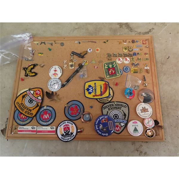 (WP) Gun Pins/ Various Pins/Hunting Club Patches