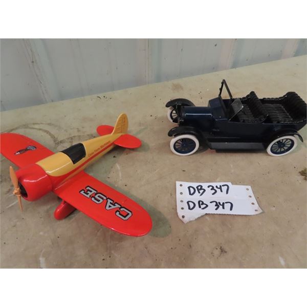 Case Die Cast Toy Plane & Limited Edition Toy Case Car