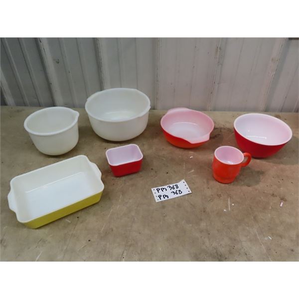 Fire King,  Pyrex & Others