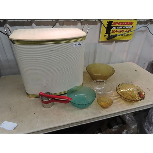 Vintage Hamper & Bowls Plus More!