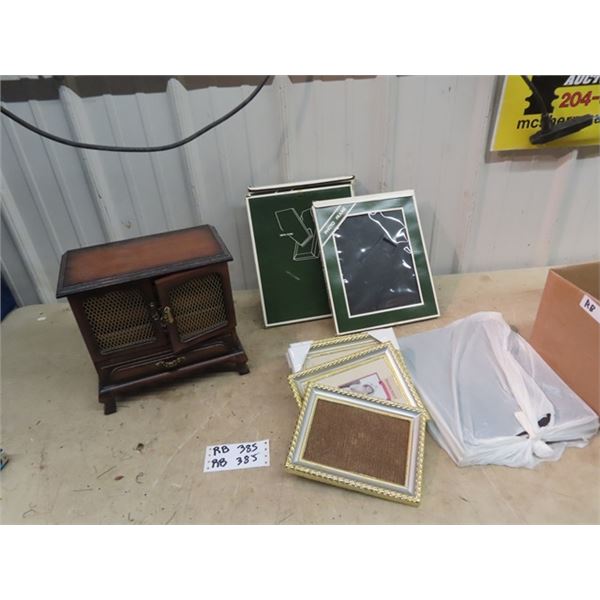 Jewellery Box & Picture Frames
