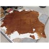Image 1 : Tanned Cow Hide Approx 6.5' x 6.5'