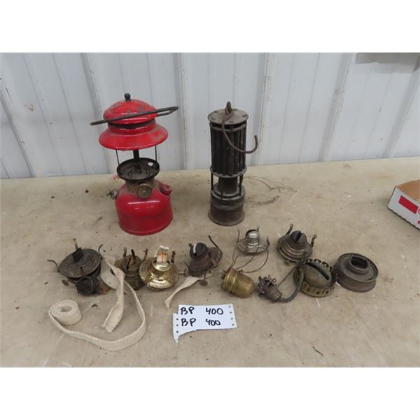 Coleman Lantern, Lantern & 8 Burners For Lamps