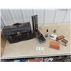 Image 1 : Doctor's Bag , Hi Blood Pressure Machine w Case, &  Misc Containers