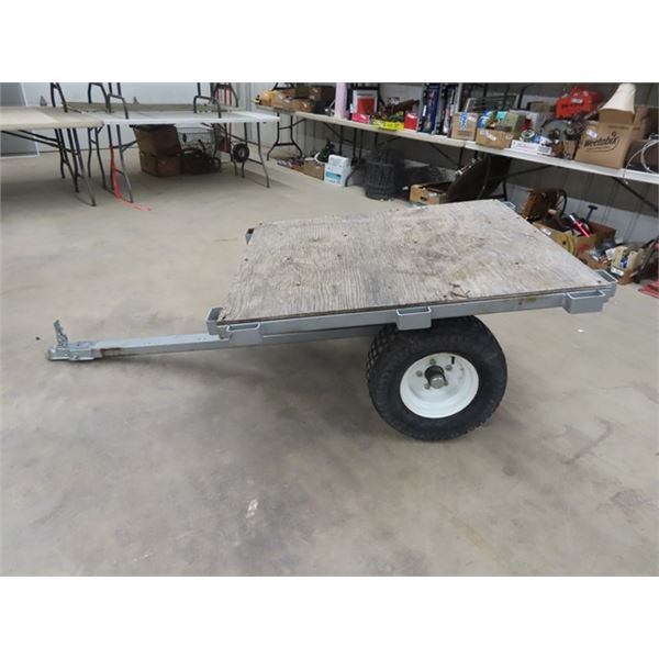 Quad Yard Trailer- 42" x 48" Deck w Stake Pockets 20 x 10.00 Tires