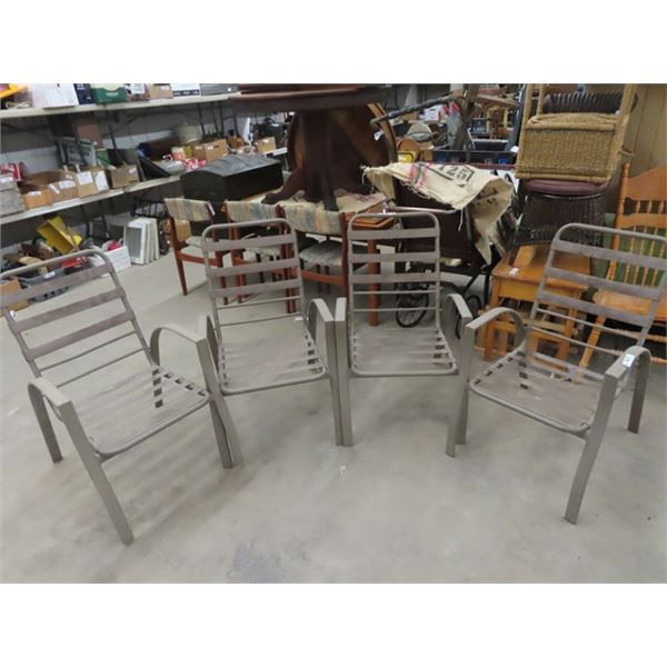 4 Patio Chairs- No Cushions