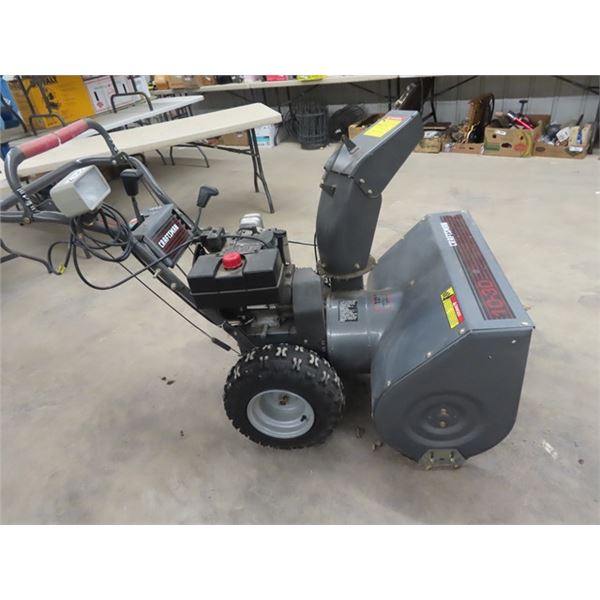 Craftsman 10 HP 30" Snowblower w Elec Start Has Chains - Not Running From Sitting