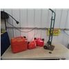 Image 1 : Wheel Dolly & 3 Gas Cans