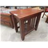 Image 5 : Oak 3 Pc Coffee Table Set Coffee table - 21"H 50"W 28"D & End Table , End Table 25"H 18"W 28"D, End 
