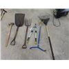 Image 1 : Rake, Garden Claw, Potato Fork, Shovel & Sledge