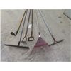 Image 2 : 3 Rakes, 2 Edgers, & Hoe