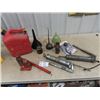 Image 1 : Oil Squirt Cans, Grease Guns, Antifreeze Tester, & Hyd Jack
