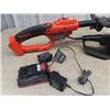 Image 2 : B & D 20 Volt Weedeater 1 Battery & Charger & Mastercraft Elec Chain Saw
