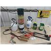 Image 1 : Bottle Sprayers Pruners, Sprinkler, Roll of Garden Fence Plus More