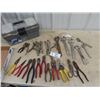 Image 1 : Approx 23 Crescent Wrenches, Vice Grips, Pliers, Cutters & Tin Snips