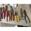 Image 3 : Approx 23 Crescent Wrenches, Vice Grips, Pliers, Cutters & Tin Snips