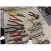 Image 4 : Approx 23 Crescent Wrenches, Vice Grips, Pliers, Cutters & Tin Snips