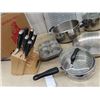 Image 3 : Pots & Pans, Kitchen Aide, &  Cuisinart Knife Set