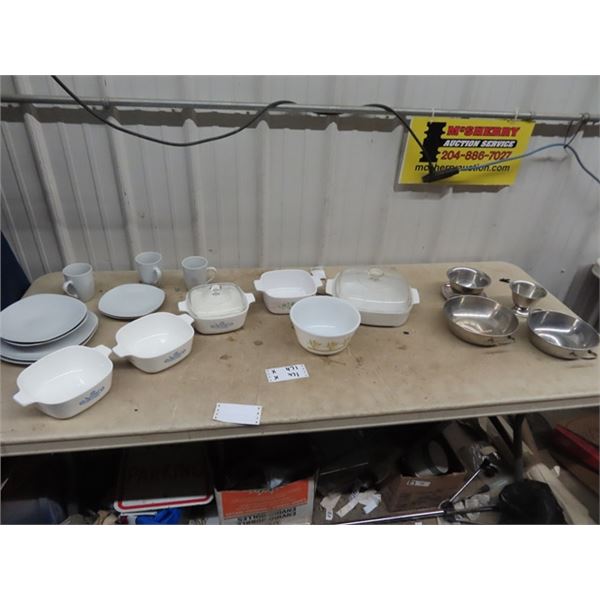 Corningware, Dishes & Mixing Bowls