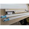 Image 2 : 2 Fluorescent Light Fixtures, & Lights