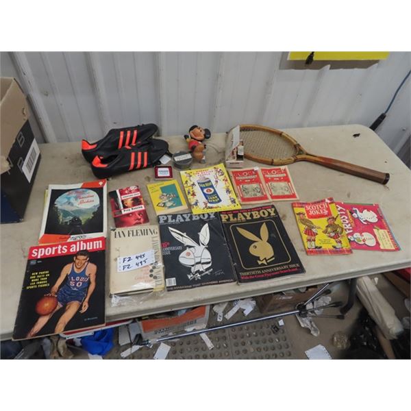 Playboy, Joke Book, Sports Magazine Plus More!