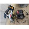 Image 2 : Ryobi 18 V Saw  wBattery Charge, Vise & Exhaust Fan